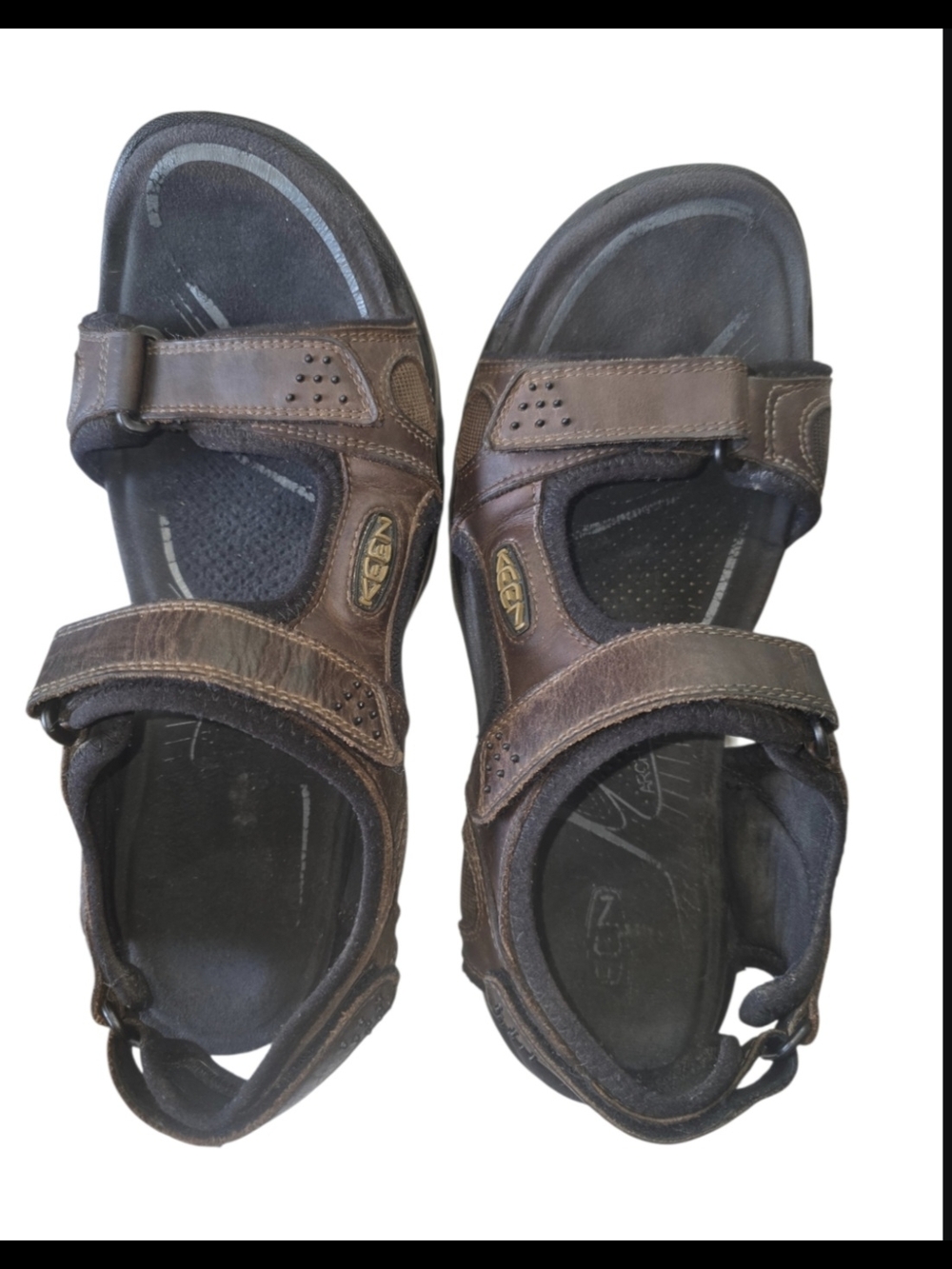 Leather KEEN Rialto 3 Pt. Men's Sandals. Size 11. Clean, from non smoking home.